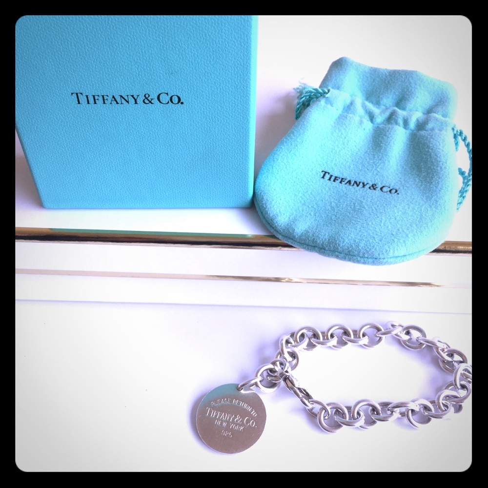 Tiffany  and Co bracelet with dust bag and box.